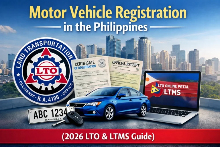 Registration of Motor Vehicles in the Philippines
